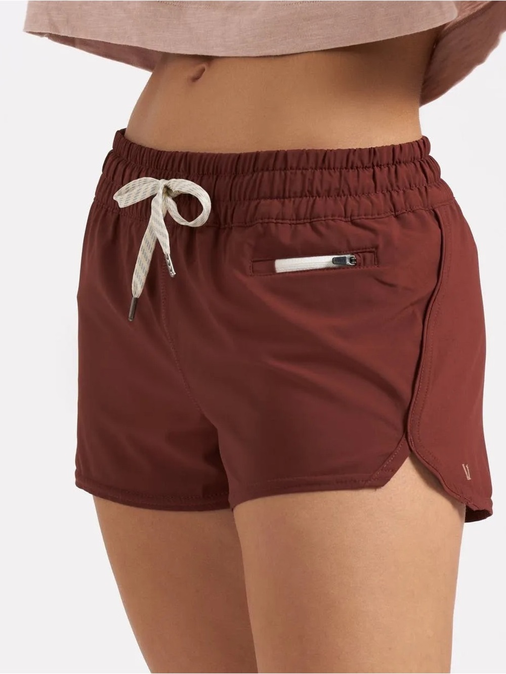 Vuori Women’s 2” Clementine Shorts in Brick Red